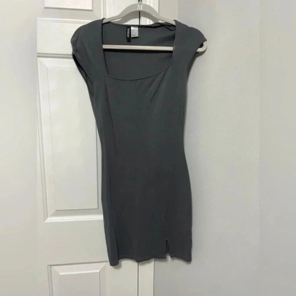 GREY H&M DRESS